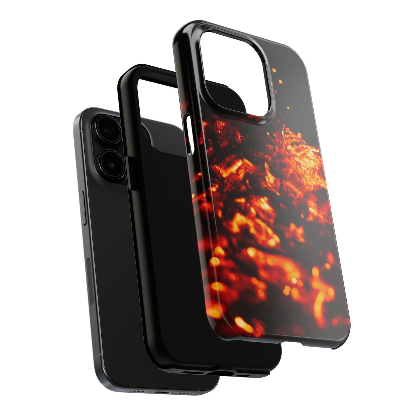 Phone Case — Fiery Ember Glow Tough Protective Case