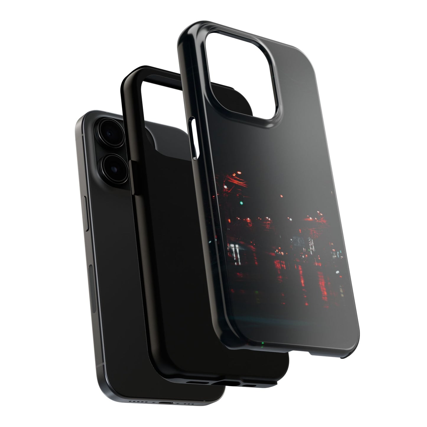 Tough Phone Case — Moody Night Cityscape Protective Case