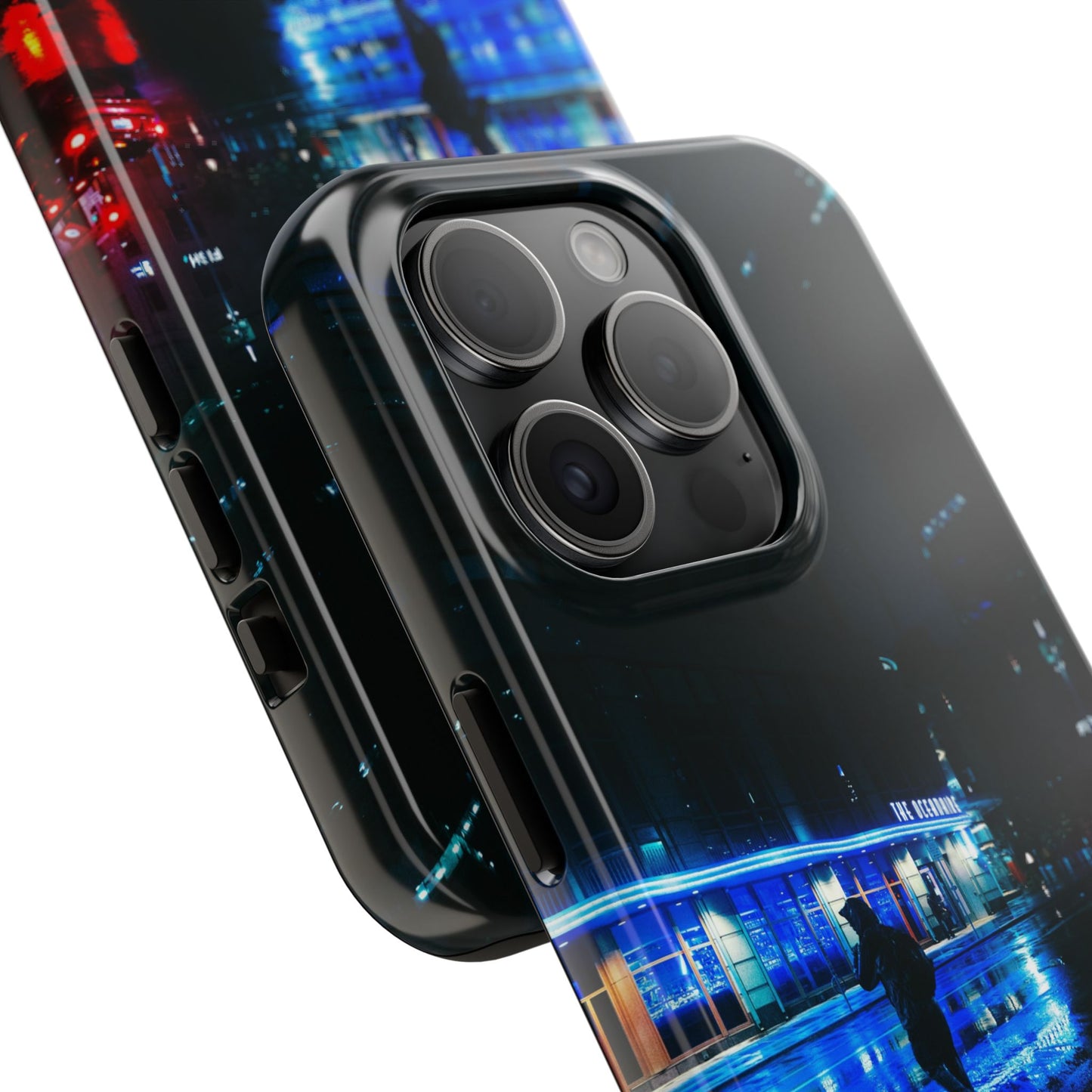 Phone Case – Neon City Nightscape Protective Tough Case