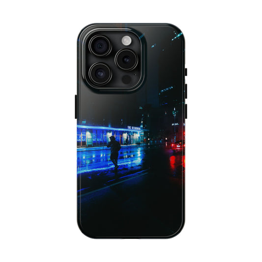 Phone Case – Neon City Nightscape Protective Tough Case