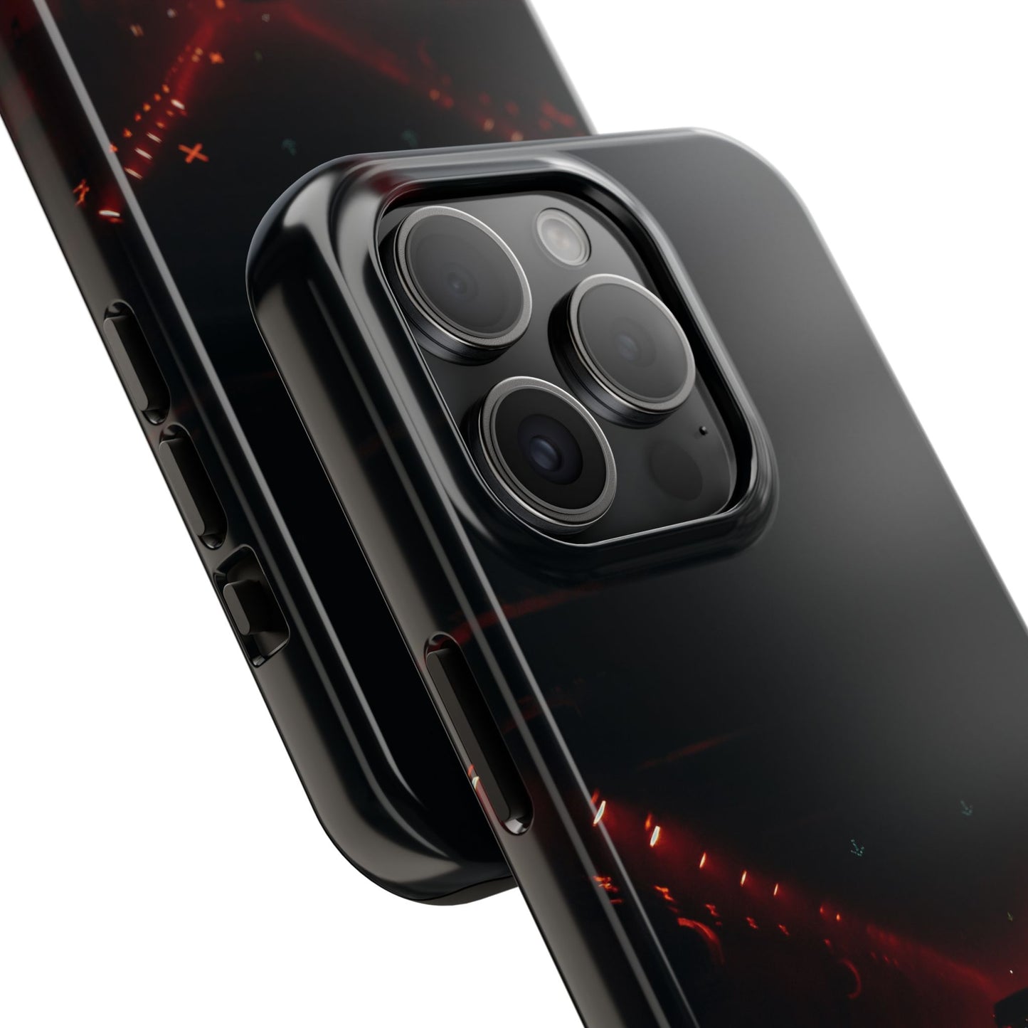 Tough Phone Case — Midnight Tunnel Drive (Red Neon Car)