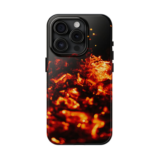 Phone Case — Fiery Ember Glow Tough Protective Case